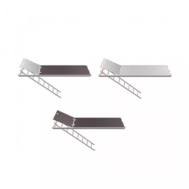 PLATAFORMA ROBUST DOBLE C/ESCALERA 3,07 X 0,61 MTS "LAYHER"