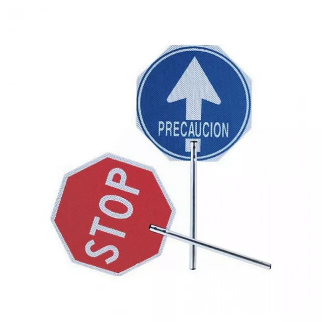 SEÑAL DE MANO (STOP/FLECHA)